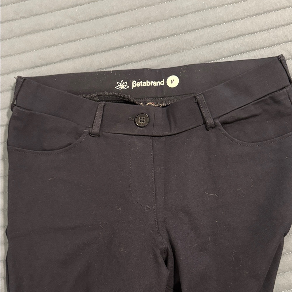 Betabrand Women's Dress Pant Yoga Pant, Size Medium